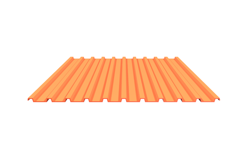 Профлист С-18 1000/1023 мм х 0,45 мм (цветной)
