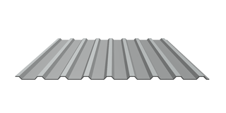 Профлист С-20 1060/1150 мм х 0,4 мм (оцинкованный)